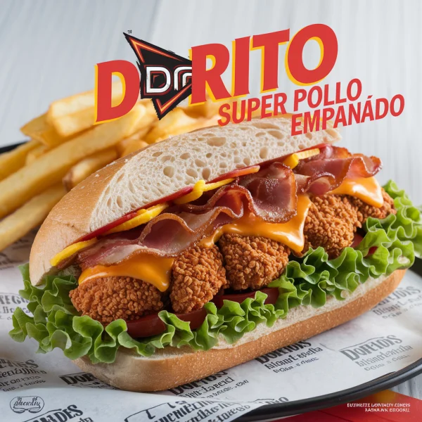 Super pollo empanado doritos